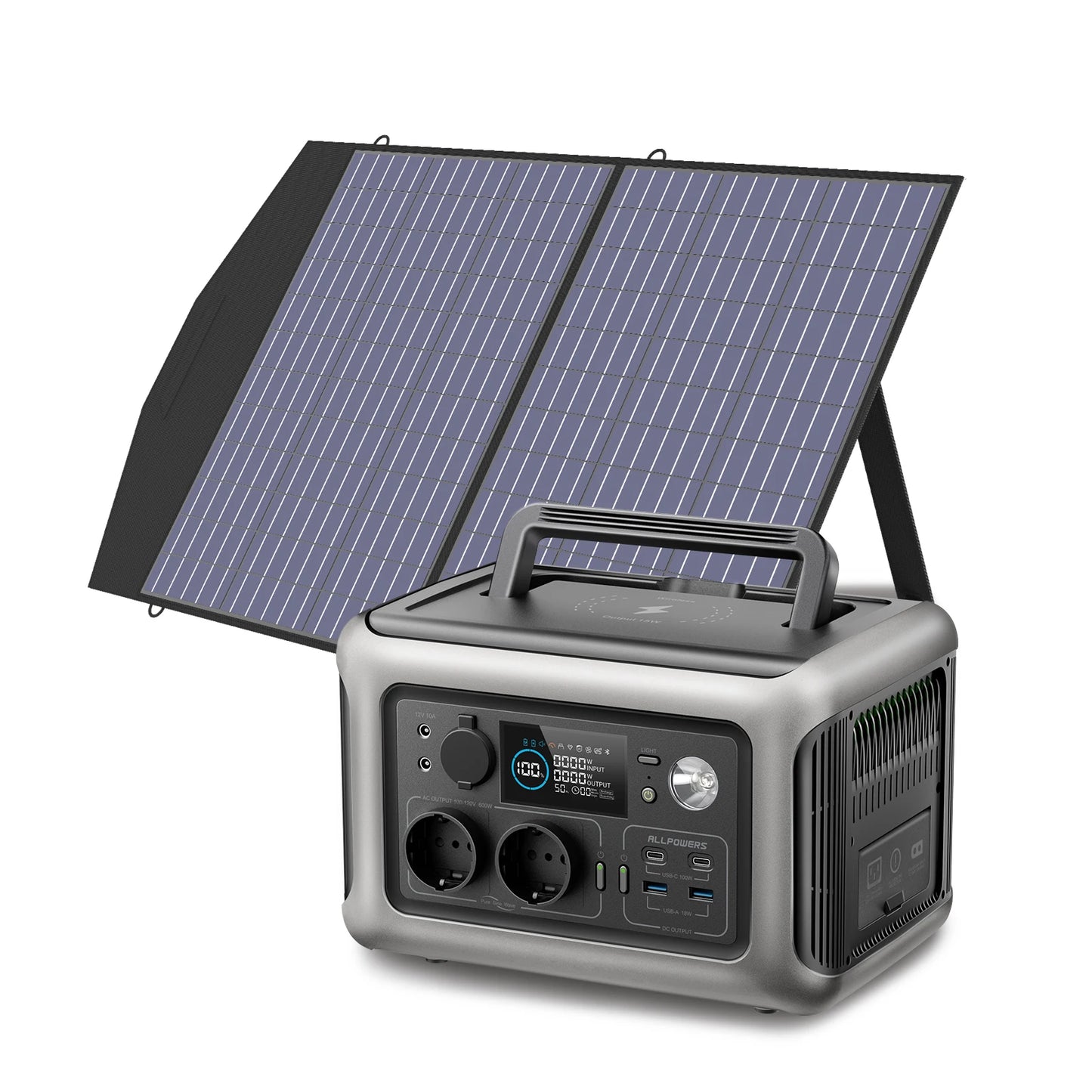 ALLPOWERS R600 Solar Generator with Solar Panel